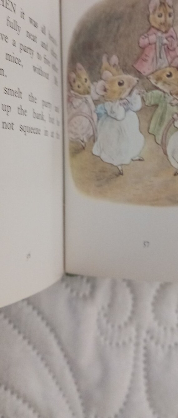 Beatrix Potter Vintage Peter Rabbit & Mrs. Tittlemouse Hardcover Books - Picture 8 of 16